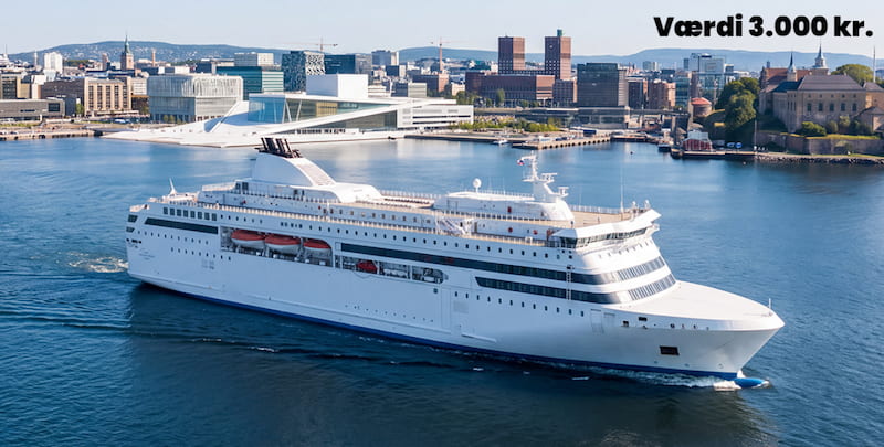 Vind en oplevelsesrig rejse til Oslo for 2 personer – værdi 3.000 kr!