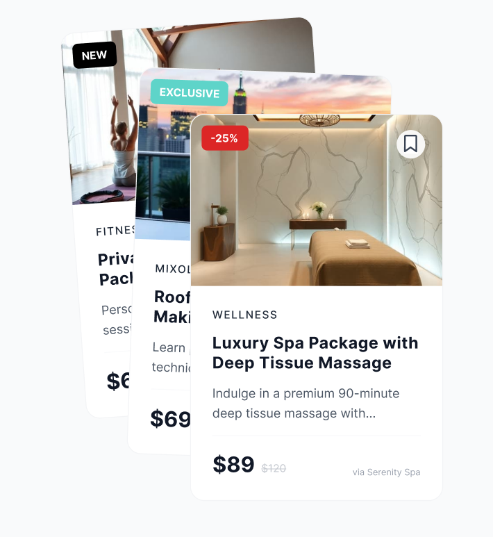 Pré-visualização das ofertas guardadas