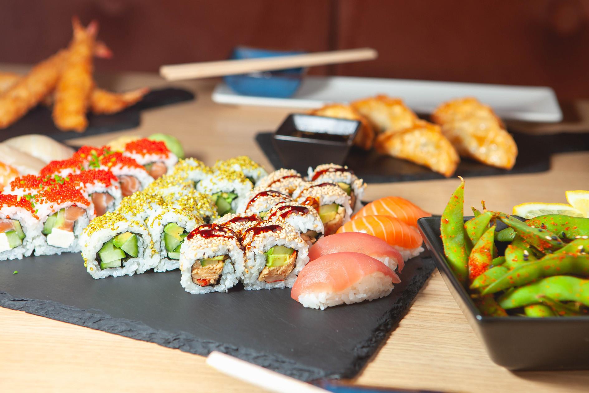 Sushi ad libitum i 1½ time