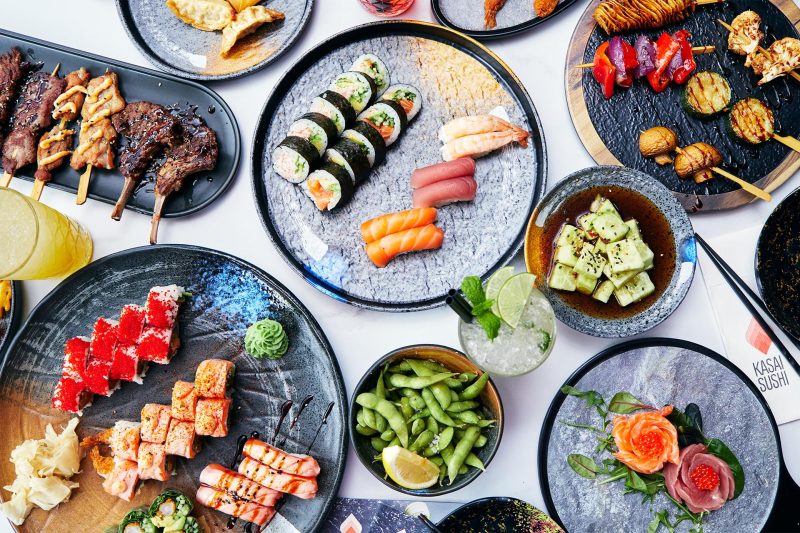 Sushi ad libitum, is og kaffe