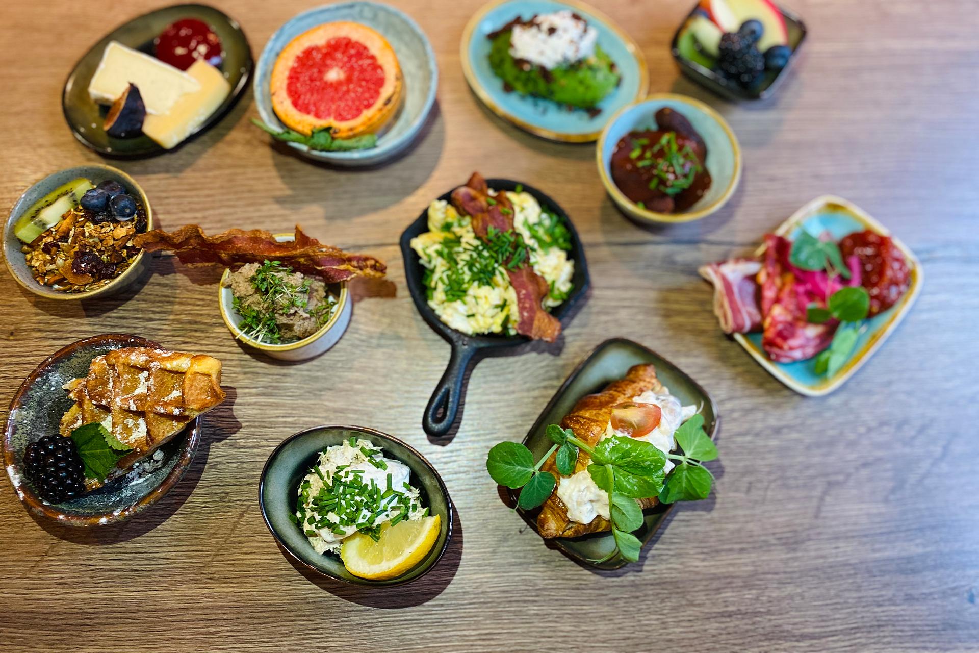 Tapasbrunch med 4 forskellige retter