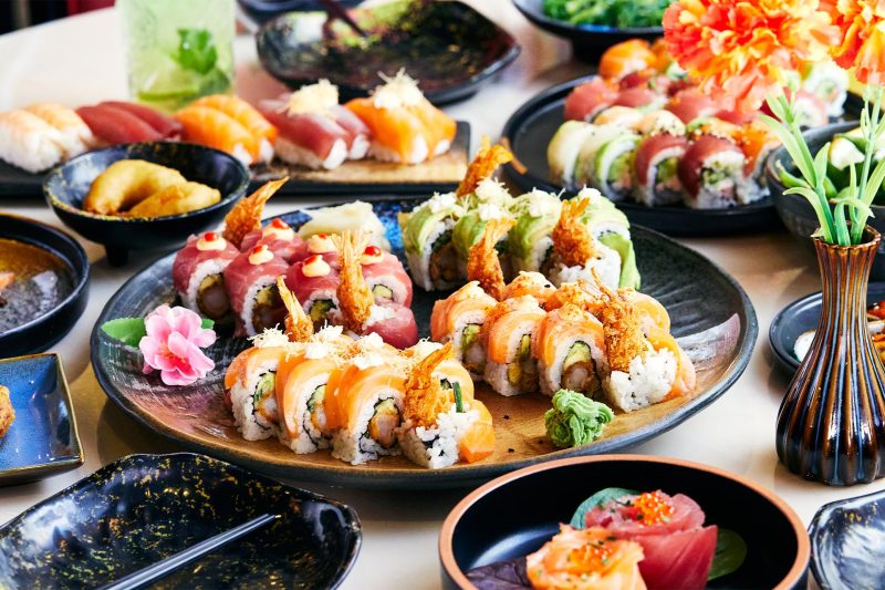 Sushi ad libitum, is og kaffe
