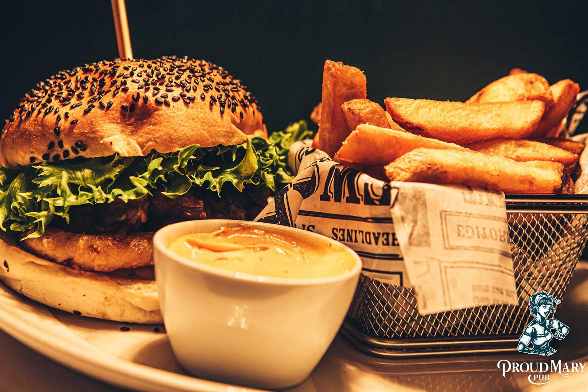 Valgfri burgermenu 
