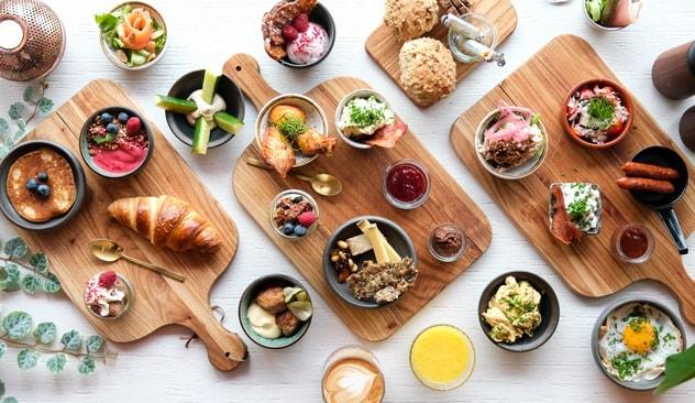 Brunch med 5 valgfri retter