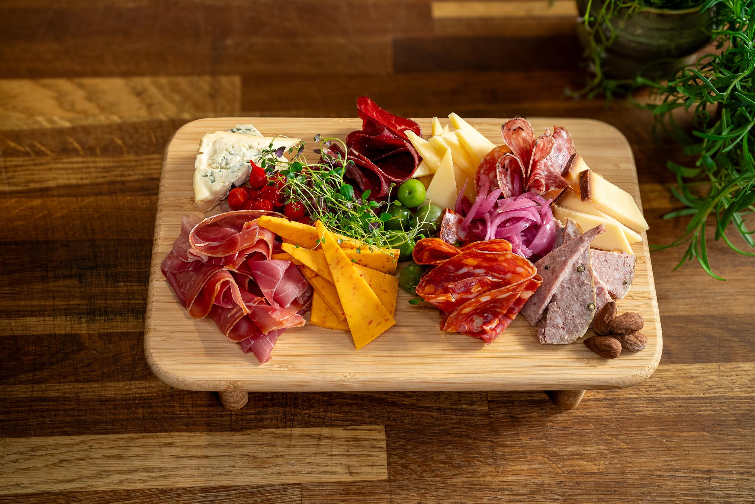 Tapas, sødt og vin til 2