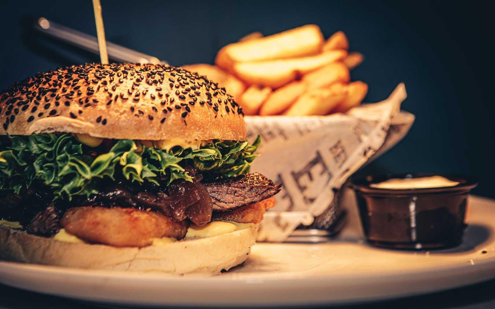 Valgfri burgermenu 
