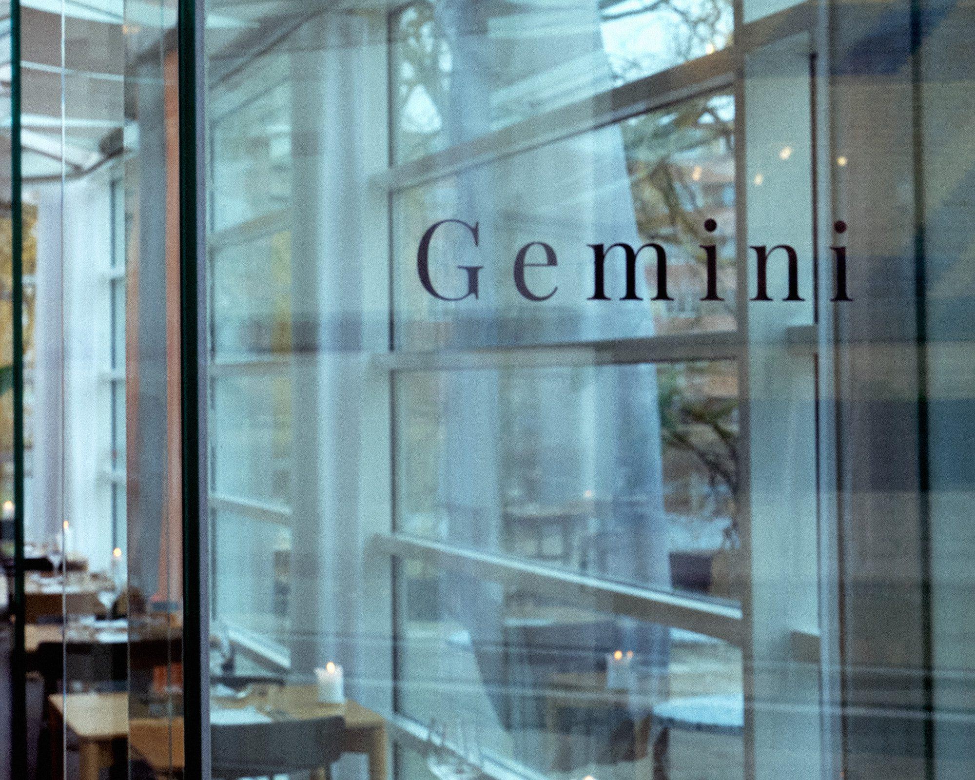 7-retters aftenmenu hos Gemini 