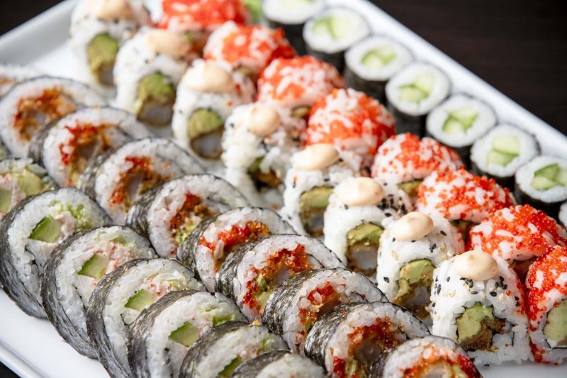 Sushimenu med 44 stykker 