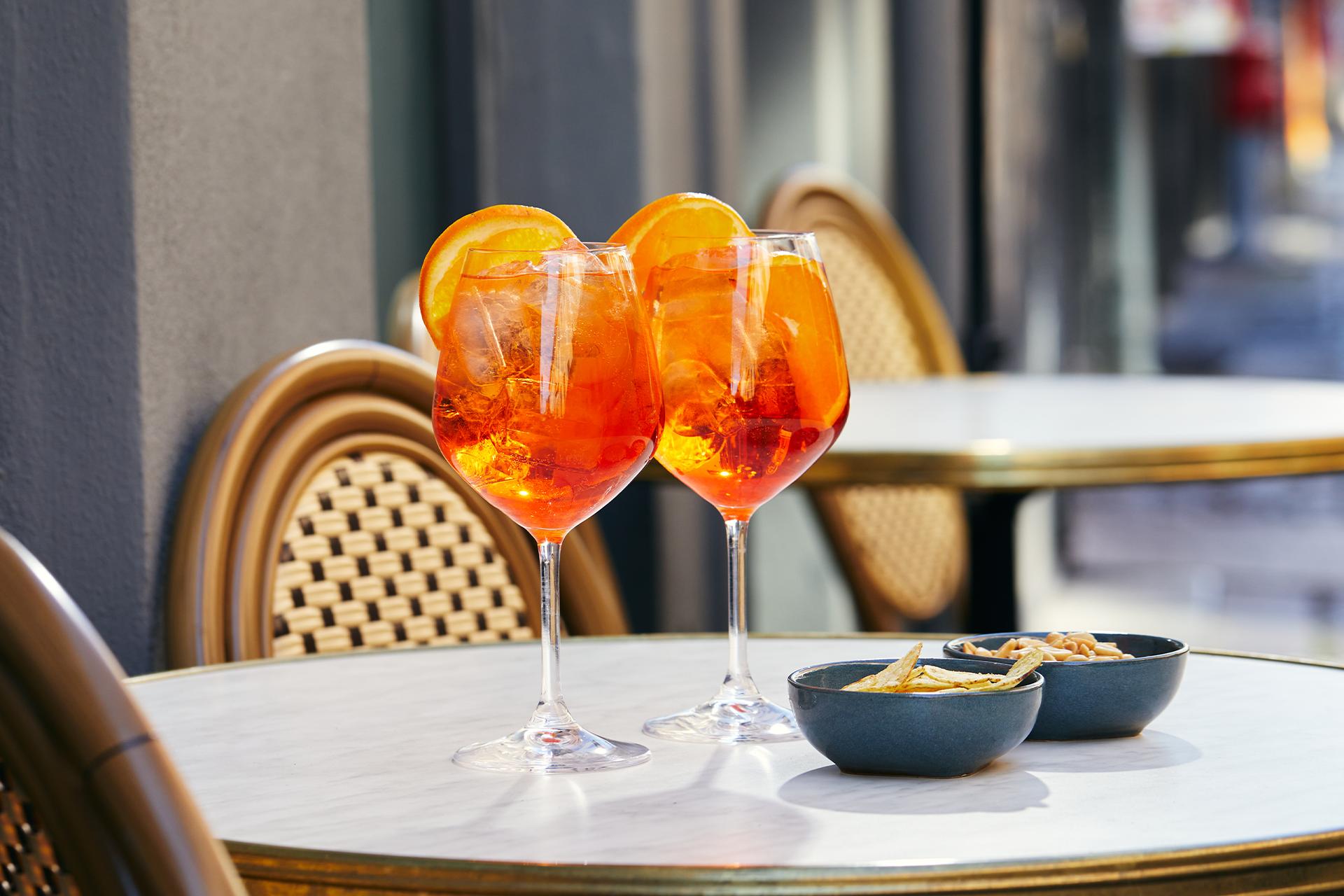 2 x Aperol Spritz og snacks - anbefalet