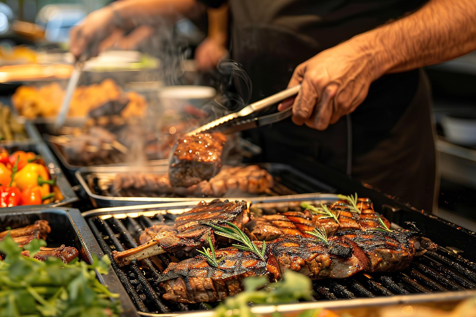 Grillbuffet ad libitum
