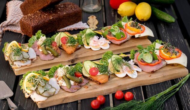 Højfornemme smørrebrød 