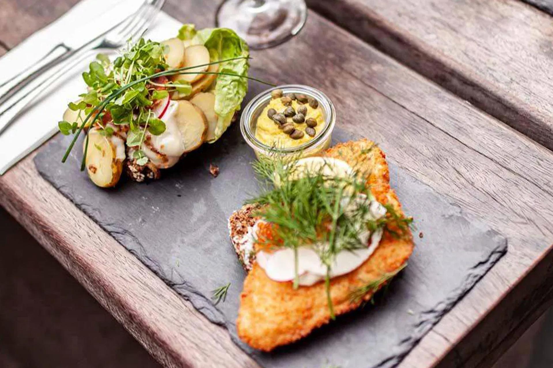 Smørrebrød ad libitum i 2 timer