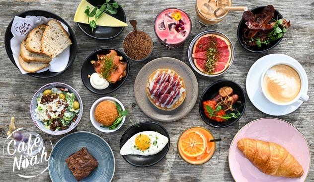 Byg-selv-brunch:  5 el. 7 retter - og byens bedste udsigt på Bryggen