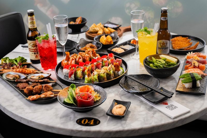 Sushi ad libitum, is og kaffe