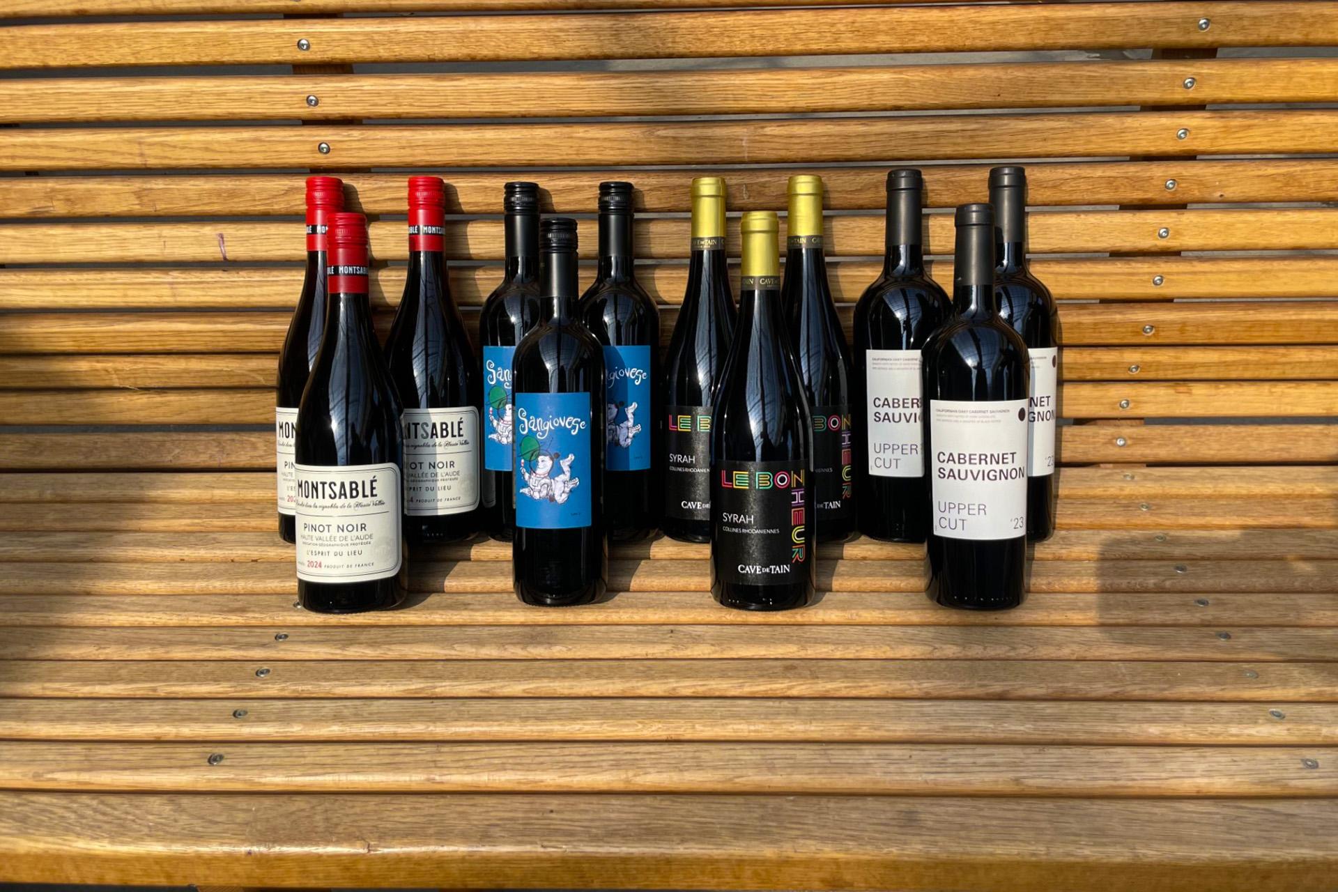 12 rødvine fra Husted Vin