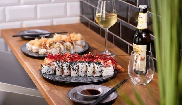  40 stykker sushi fra Kanagawa