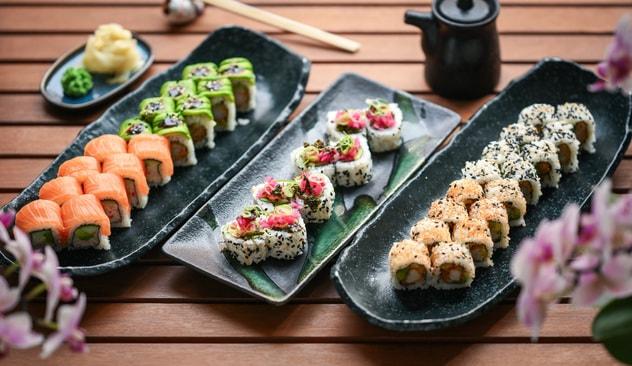 40 stk. sushi