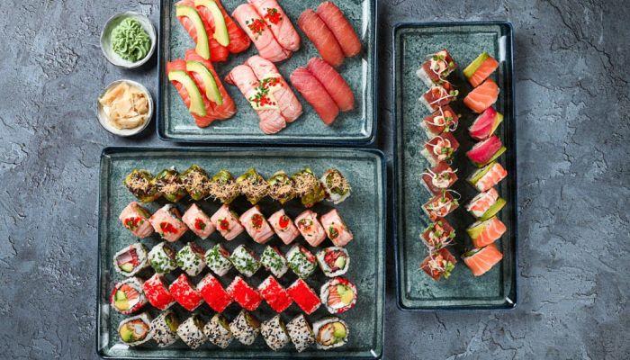 16 stk. take away sushi