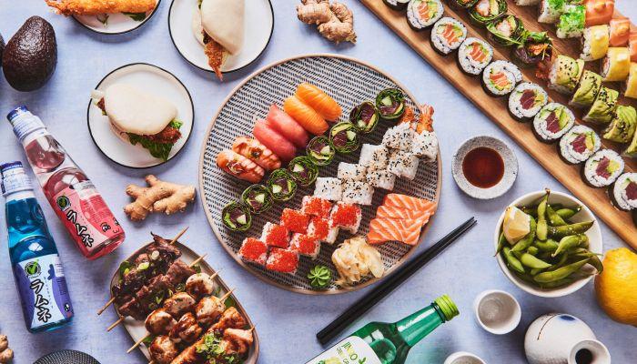 Sushi menu - Gourmet - 14 stk + forret