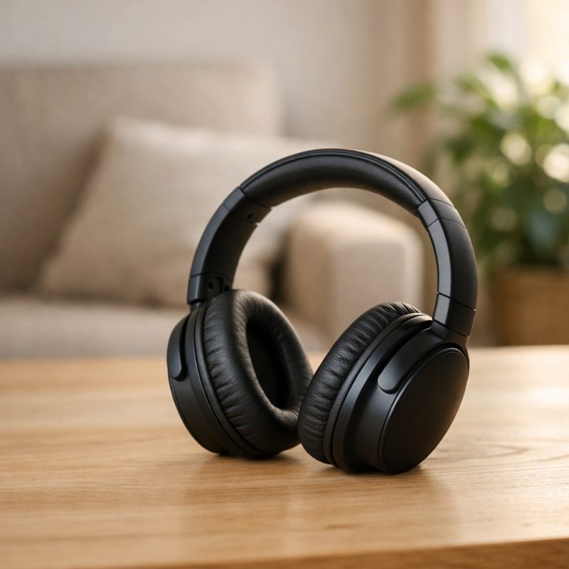 Trådløse Bluetooth-hovedtelefoner med støjreduktion - 8 timers spilletid