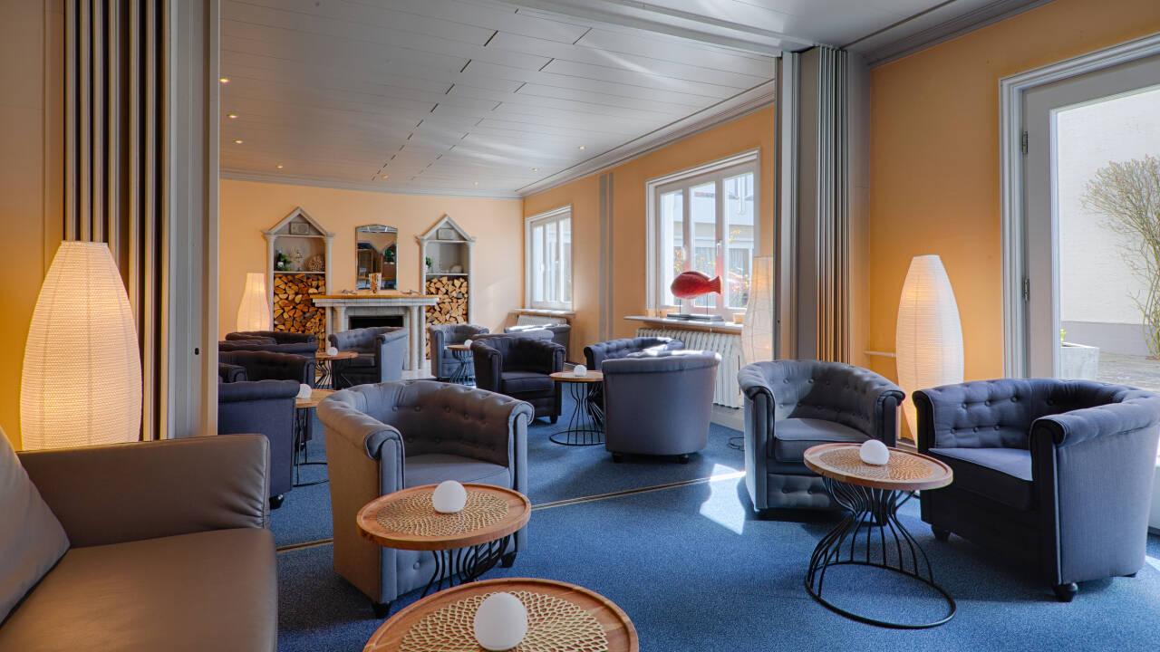 Afslappet atmosfære med wellness, god mad og natur i nærheden