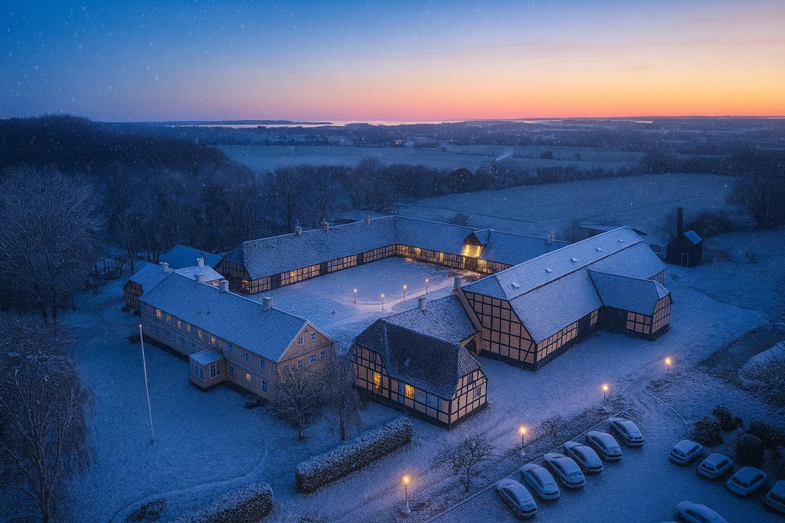 Julestemning på godset
