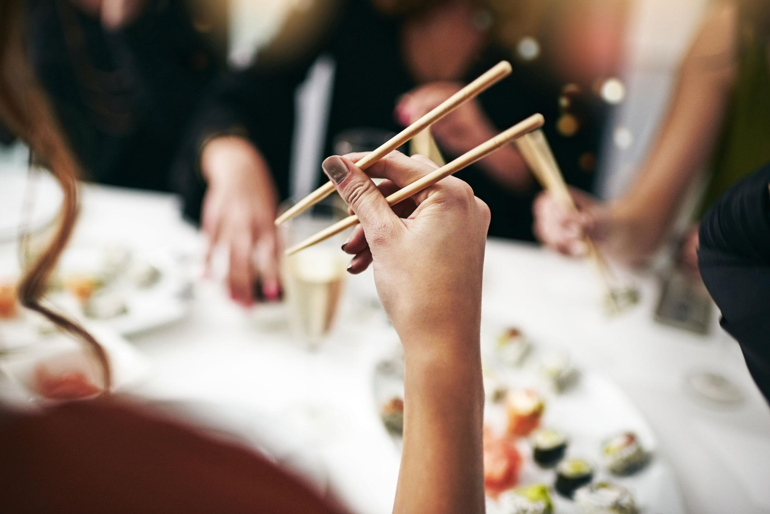 Kæmpe maki-sushimenu
