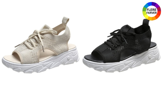 Få bløde og åndbare sandaler i mesh – komfort til hverdag!