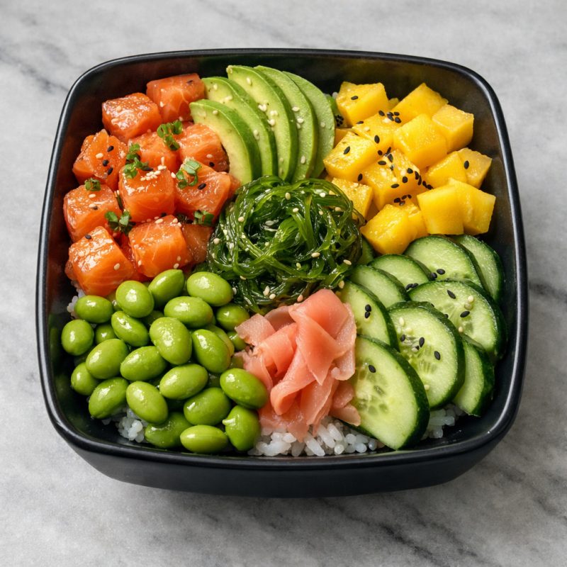 Valgfri poke bowl med friske råvarer og masser af smag (3)