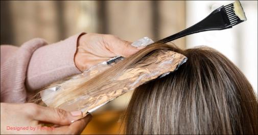 Moderne klip med balayage, toning og føn