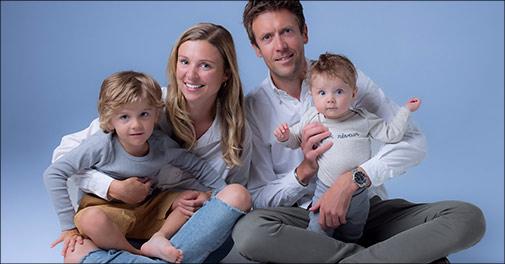 45 minutters studiefotografering - for op til 4 