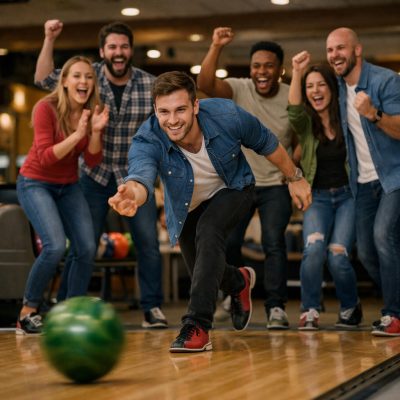 Bestseller: Bowling og burger med fritter