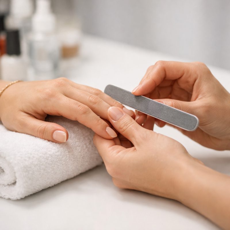 Forkæl dig selv med neglemanicure med gel  (4)