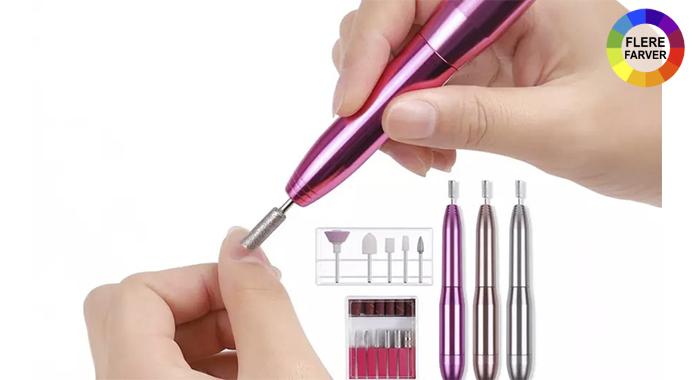 Deal på Elektrisk neglefil, der sikrer en præcis manicureoplevelse derhjemme