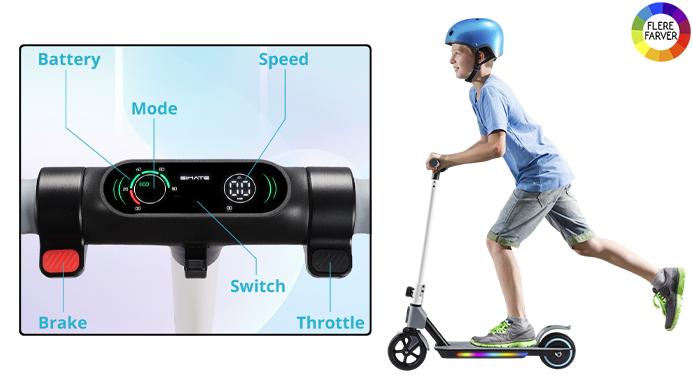 Sikker og sjov - det perfekte el-løbehjul til børn - 130W motor
