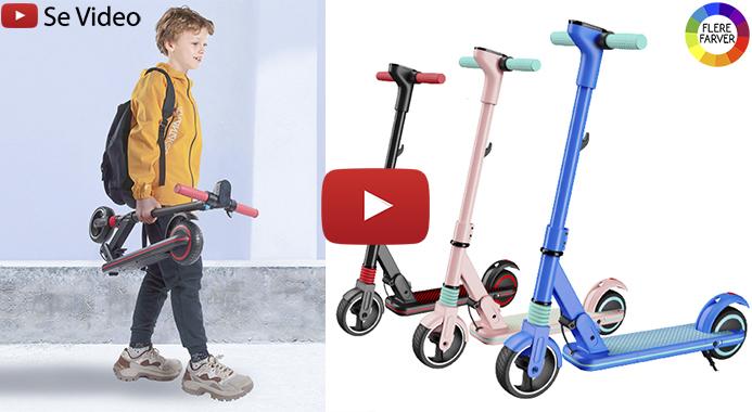 Smart og sej el-scooter til børn - 130W Motor