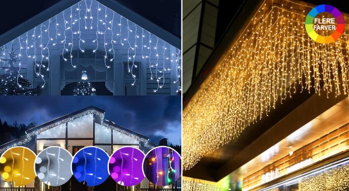 Flot gardin LED-istaplys