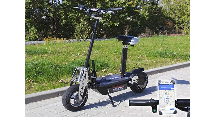 Smart el-løbehjul med mobilholder - kom hurtigt og sikkert frem - 800W motor