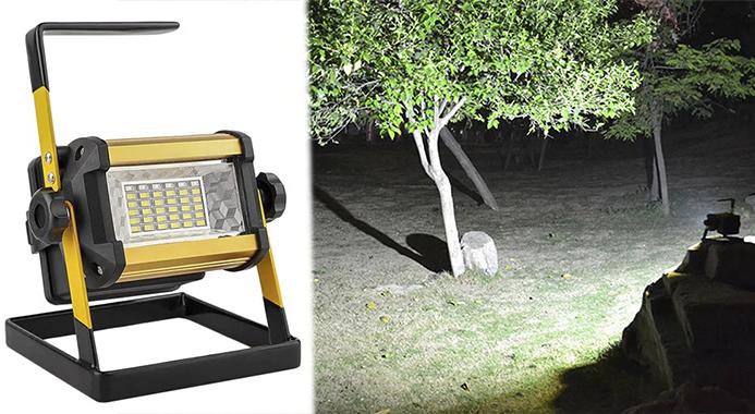 Kraftfuld LED Arbejdslampe - Perfekt til Indendørs og Udendørs Brug!