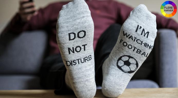 2 par eller 4 par "Do Not Disturb" sokker - sjove og komfortable