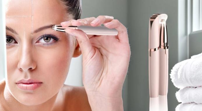 Original Flawless Brow - Transportabel ansigtstrimmer til trimning af øjenbryn og andre ansigtshår