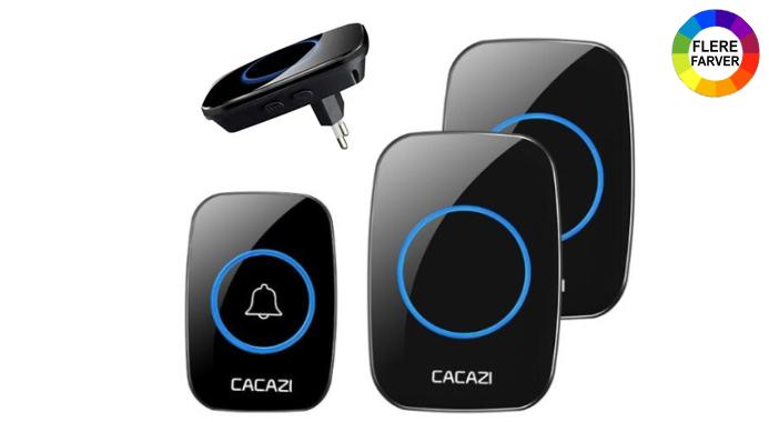 Trådløs dørklokke i lækkert design - nem installering