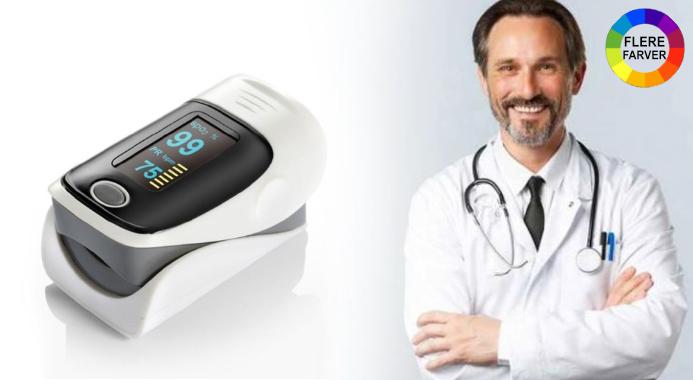 Smart pulsoximeter - mål puls, pulsfrekvens og iltmætning i blodet