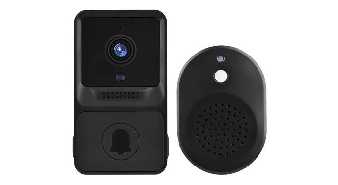 Smart dørklokke med kamera - WiFi, tovejskommunikation og nattesyn