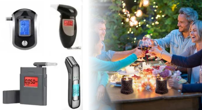 Deal på Alkoholmåler med digital LCD-skærm, der hurtigt og nemt måler blodalkoholkoncentrationen (BAC)