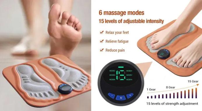 3D-fodmassagepude, der stimulerer fodens akupunkturpunkter og lindrer træthed hurtigt. Giv dine fødder den restitution, de fortjener!