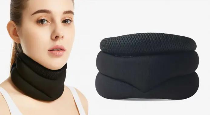 Memory foam nakkekrave, som lindrer spændinger, forbedrer holdningen og øger komforten ved arbejde, hvile eller søvn.