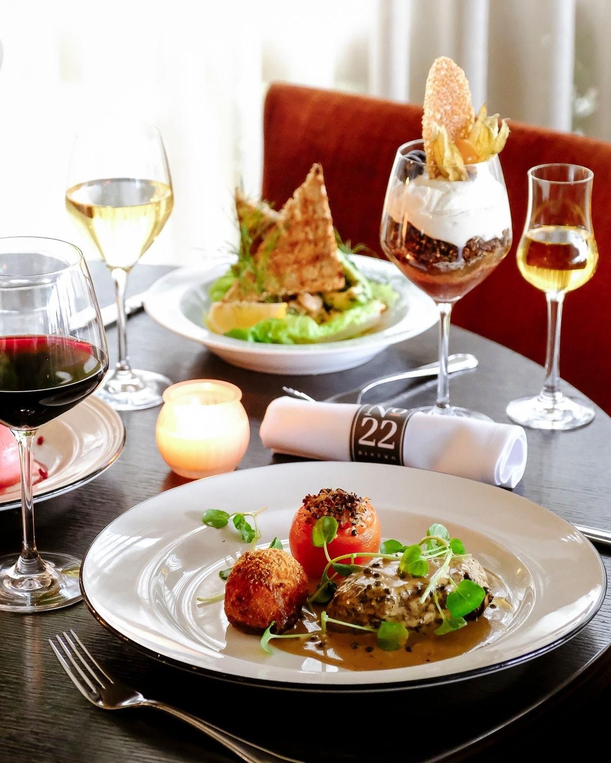 Valgfri 3-Retters Menu - Bistro No. 22 (Udløber i dag)
