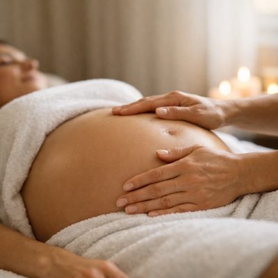 45 minutters Garbha Abhyanga massage
