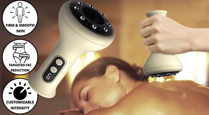 Genopladelig cupping-cellulite-massager med varmeterapi